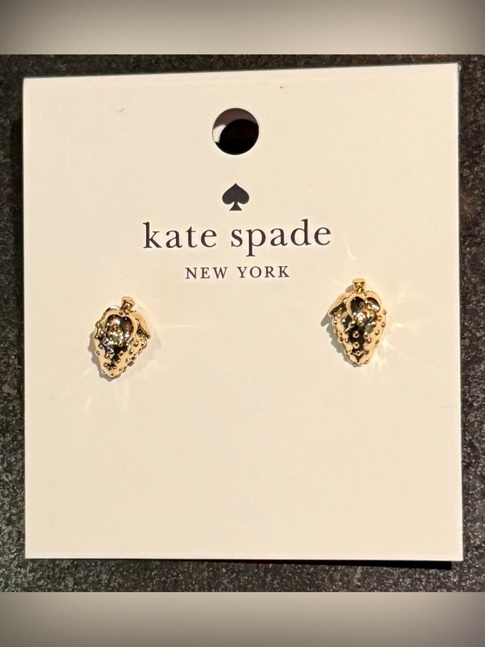 kate spade Secret Garden Strawberry Studs